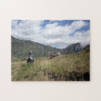 Cratera do vulcão de Pululahua, quebra-cabeça de