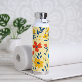 Crayon and Butterfly Flowers