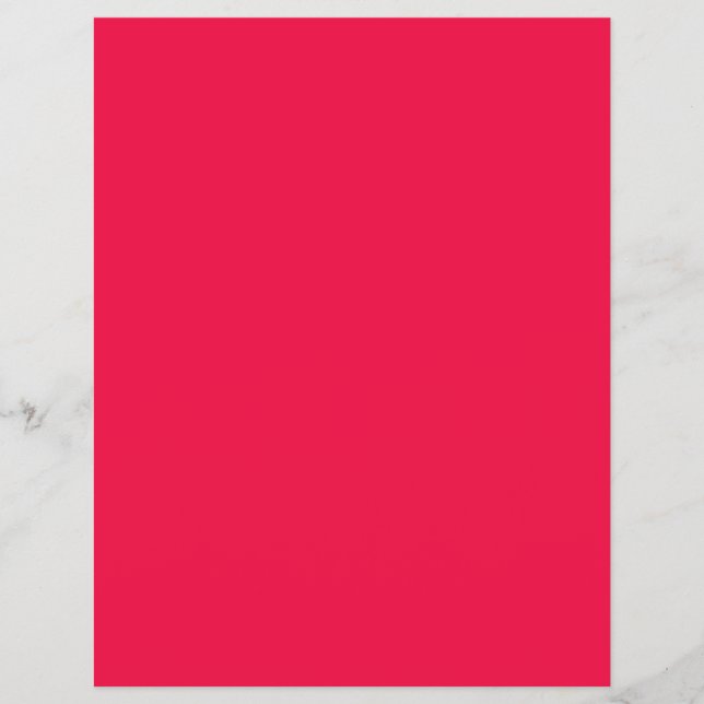 Crayon Color Red Flyer Paper (Frente)