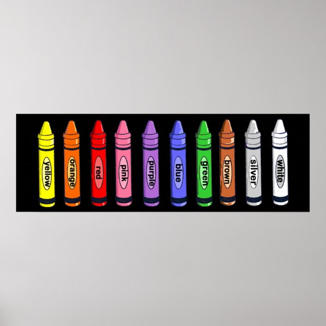 Crayons Poster (Frente)