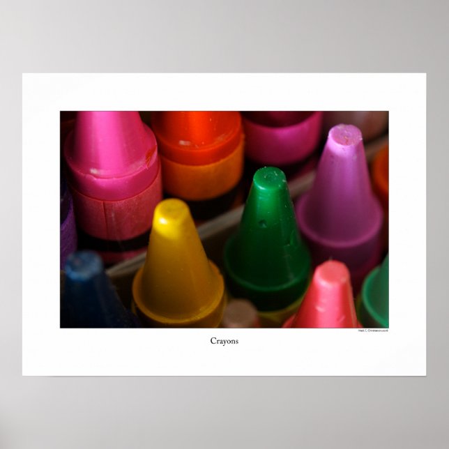 Crayons Poster (Frente)