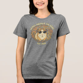 Crazy Guinea Pig Lady T-Shirt | Funny Vintage