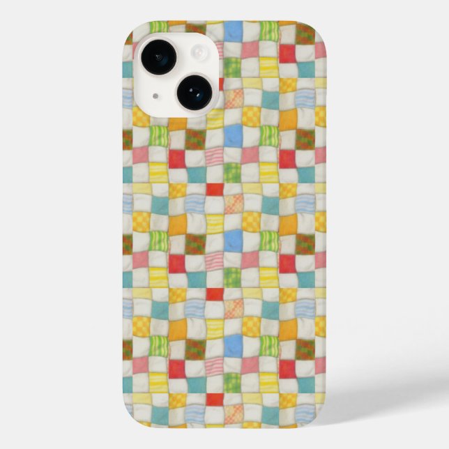 CRAZY QUILT iPhone 14 Case (Verso)