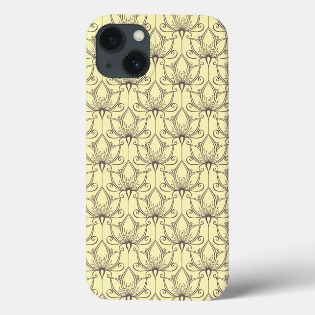 Cream Floral Pattern (Verso)