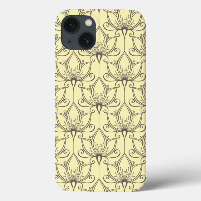 Cream Floral Patterno (Verso)