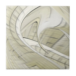 Cream Pastel Autumn Abstrato Art