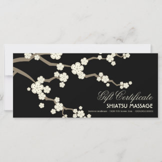 Cream Sakura Cherry Blossoms Certificado de Presen