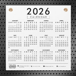 Create Your Own 2026 Business Logo Calendar