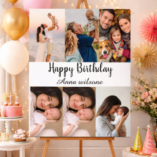 Create Your Own Birthday Poster Custom Name