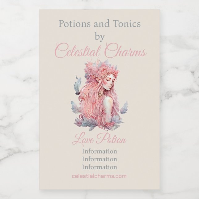 Create Your Own Lunar Love Magic Goddess (Rótulo Único)