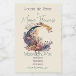Create Your Own Mystical Floral Crescent Moon