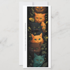 Create Your Own Mystical Kittens Bookmark Card