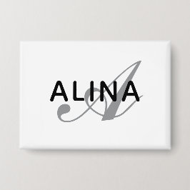 Create Your Own Name Monogram Rectangle 3.5" x 2.5