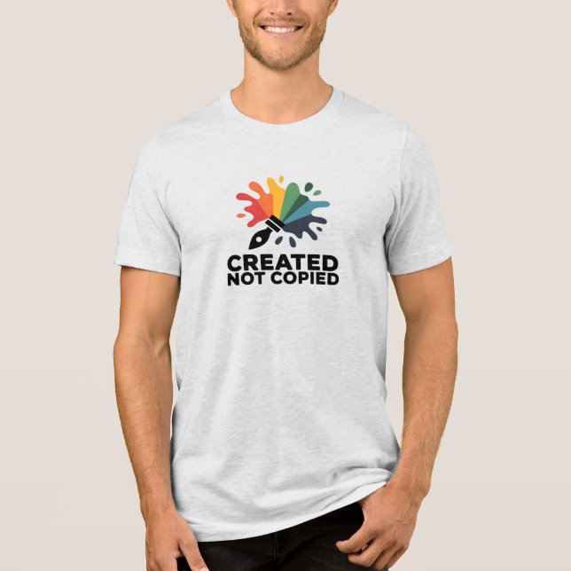 Created Not Copied Artist Shirt (Frente)