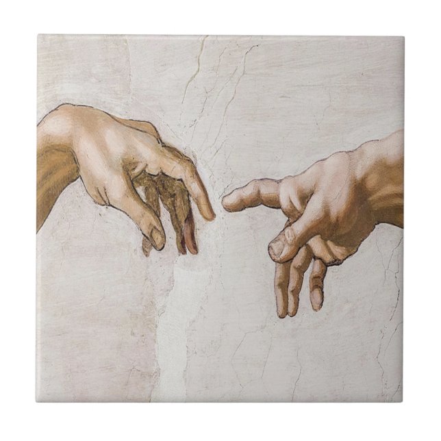 Creation Of Adam Sistine Chapel - Michelangelo (Frente)