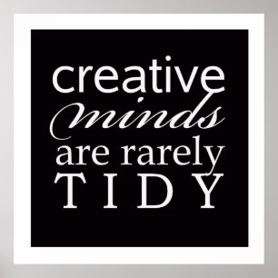 Creative Minds Raramente Tidy Office Studio Poster