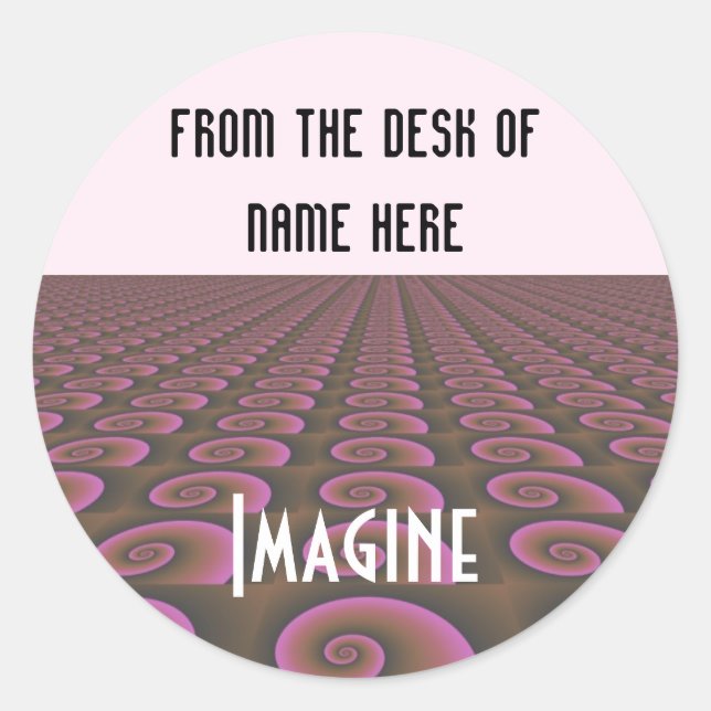 Creative Office Nome de etiqueta (Frente)