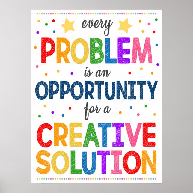 Creative Solutions - Poster do Rainbow Classroom (Frente)