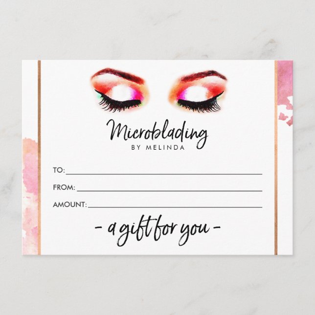 Creative Watercolor, sobrancelhas, presentes para  (Frente)