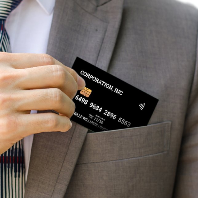 Crédito | Cartão de débito | Preto (Criador carregado)