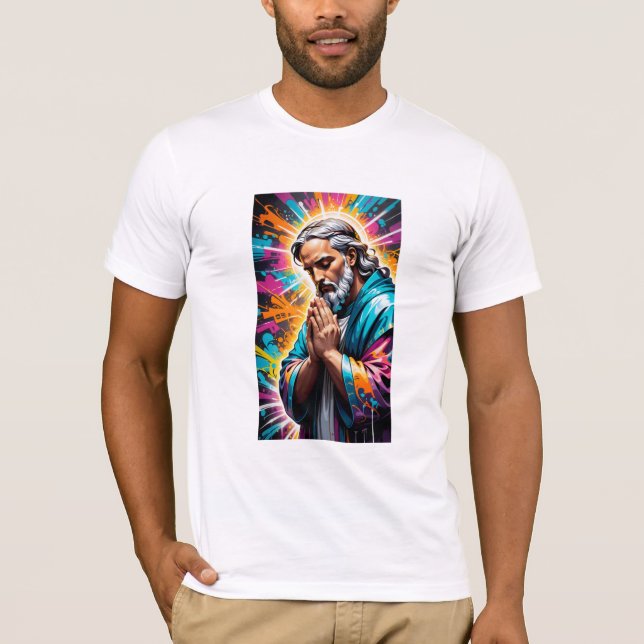 Credo Urbano: Camiseta Impressão Religiosa de Graf (Frente)
