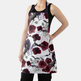 Creepto linda | Rosas góticos escuros com morcegos