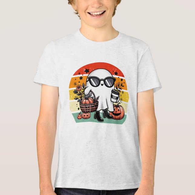 Creepy Funny Halloween Casual Ghost   (Frente)