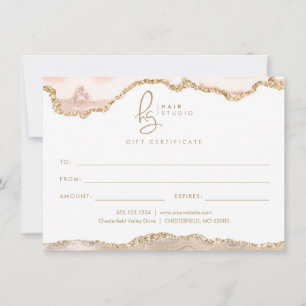 Creme Certificado de Presente de Agitação de Glitt