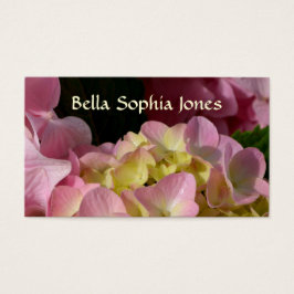 Creme cor-de-rosa Hydrangeas amarelas cor-de-rosa 