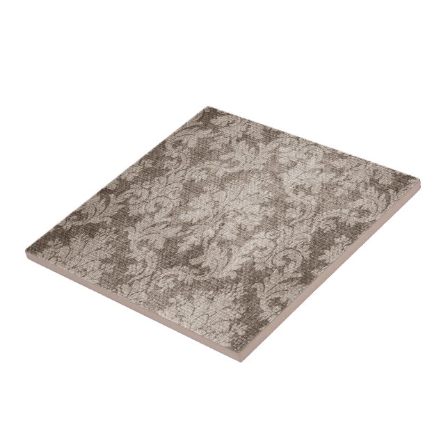 Creme, damasco de Tan (Lateral)