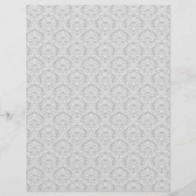 Creme Damask Medium (Frente)