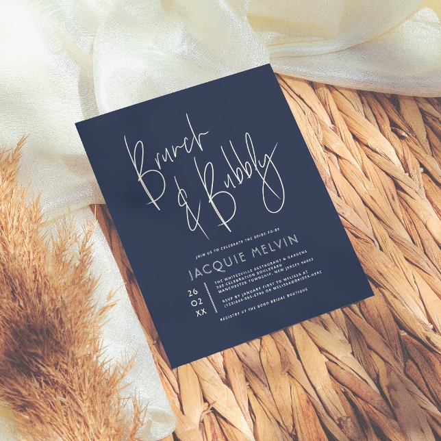 Creme de Orçamento e Marinho Azul Bridal Brunch e  (Criador carregado)