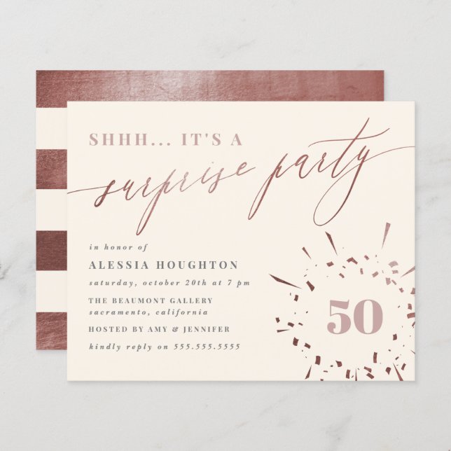 Creme de Orçamento e Parte Surpresa de Script Dour (Frente/Verso)