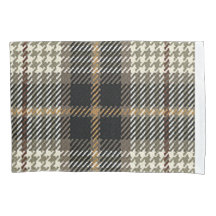 Creme e Xadrez castanha