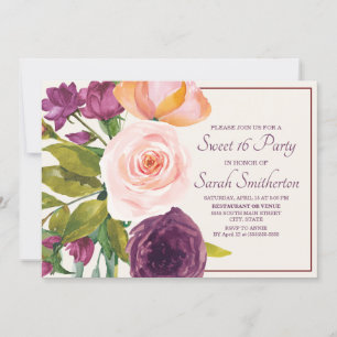 Creme Floral Cor-de-Água Rosa Preguiçoso Púrpur