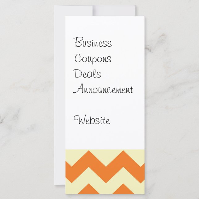 Creme Laranja Citrus Chevron ZigZag Stripes Gifes (Frente)