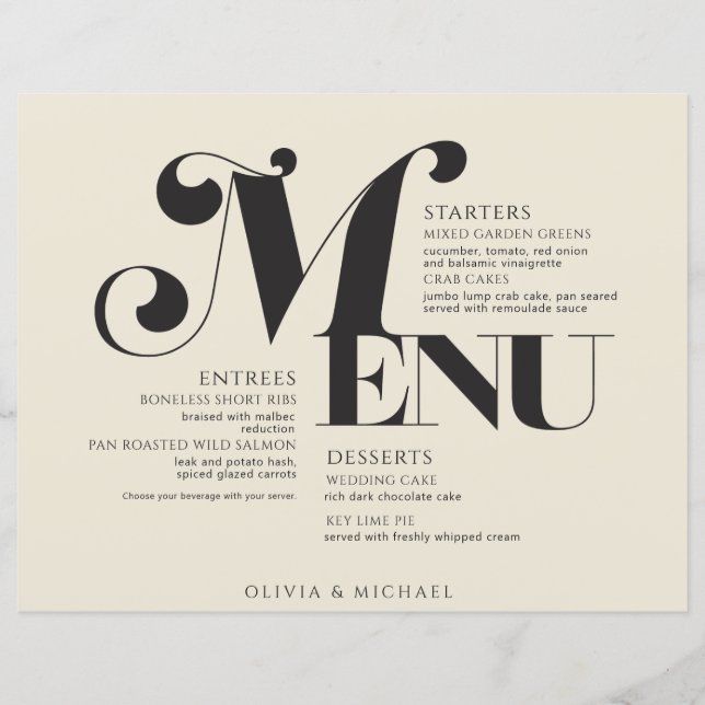 Creme Preto casamento vintage (Frente)