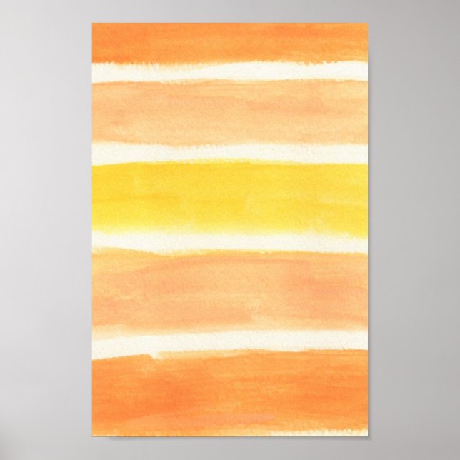 Creme Sickle Stripes Art Impressão (Frente)