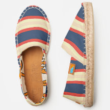 CREME VERMELHO DK BLUE MEN SLIP EM ESPADRILLES
