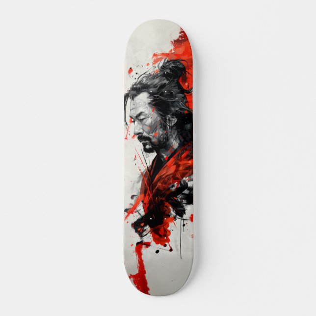 Cremson Samurai Skateboard (Frente)