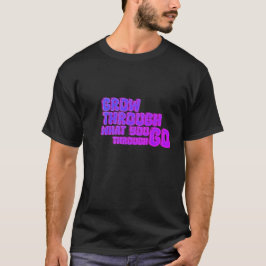 Cresça Através de – Camiseta Minimalista de Motiva