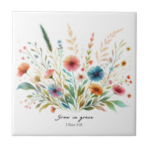 Cresça em graça floral