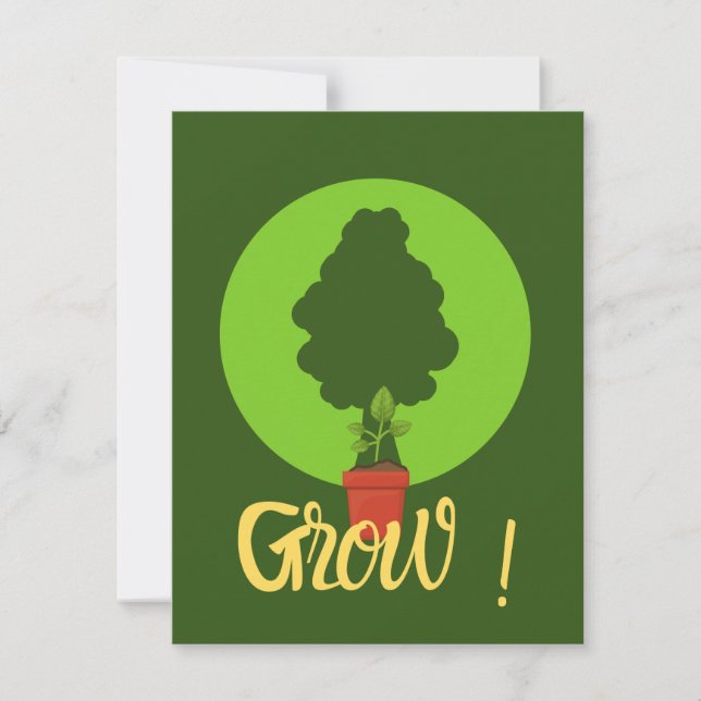 Cresça! Fique grande logo. (Frente)