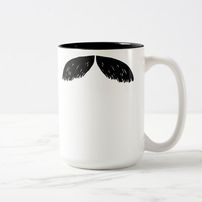Cresça uma cara do Moustache da caneca de café do (Direita)