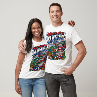 Crescendo em Mandan América 250 camiseta