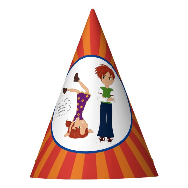 Crescimento acima com abadia e chapéu do partido (Frente)