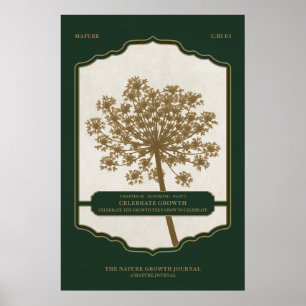 CRESCIMENTO CELEBRADO - Papel Poster de valor (Mat