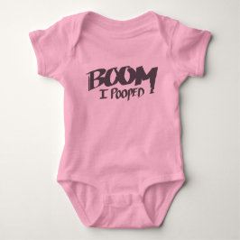 Crescimento mim Pooped - camisa do bebê