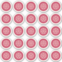 Crescimento Nuclear - magenta no centeio. Adesivos