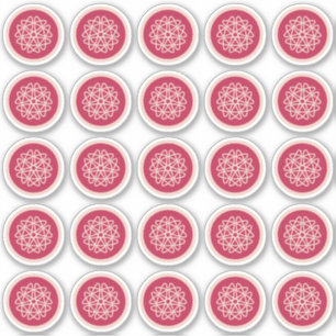 Crescimento Nuclear - magenta no centeio. Adesivos